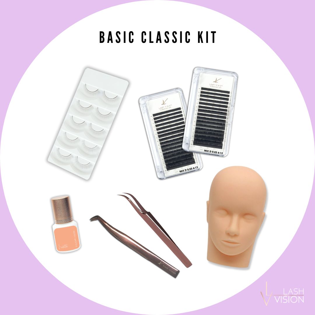 Classic Eyelash Training Starter Kit for Beginners