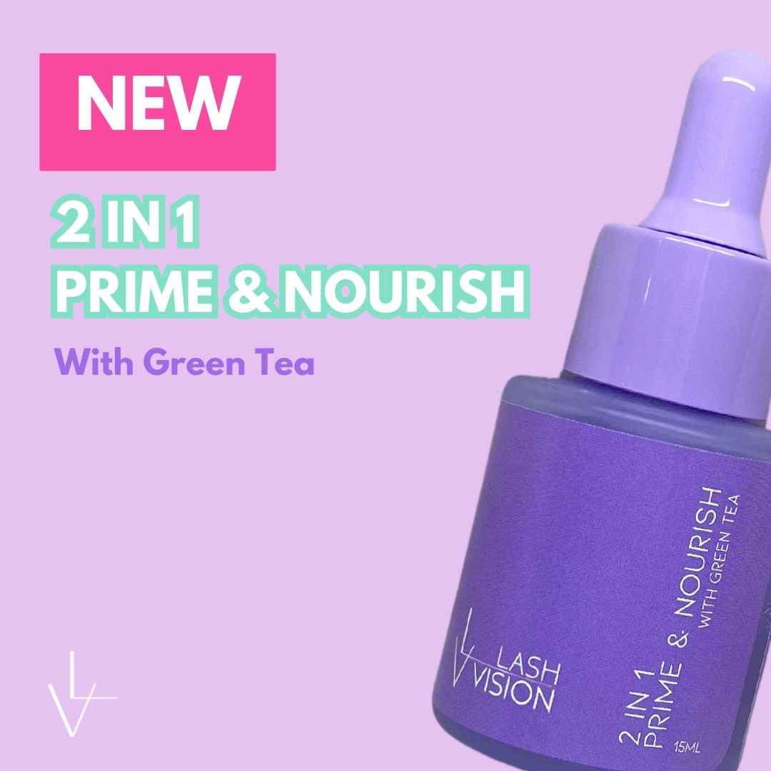 2 in 1 prime and nourish can be used for all lash clients