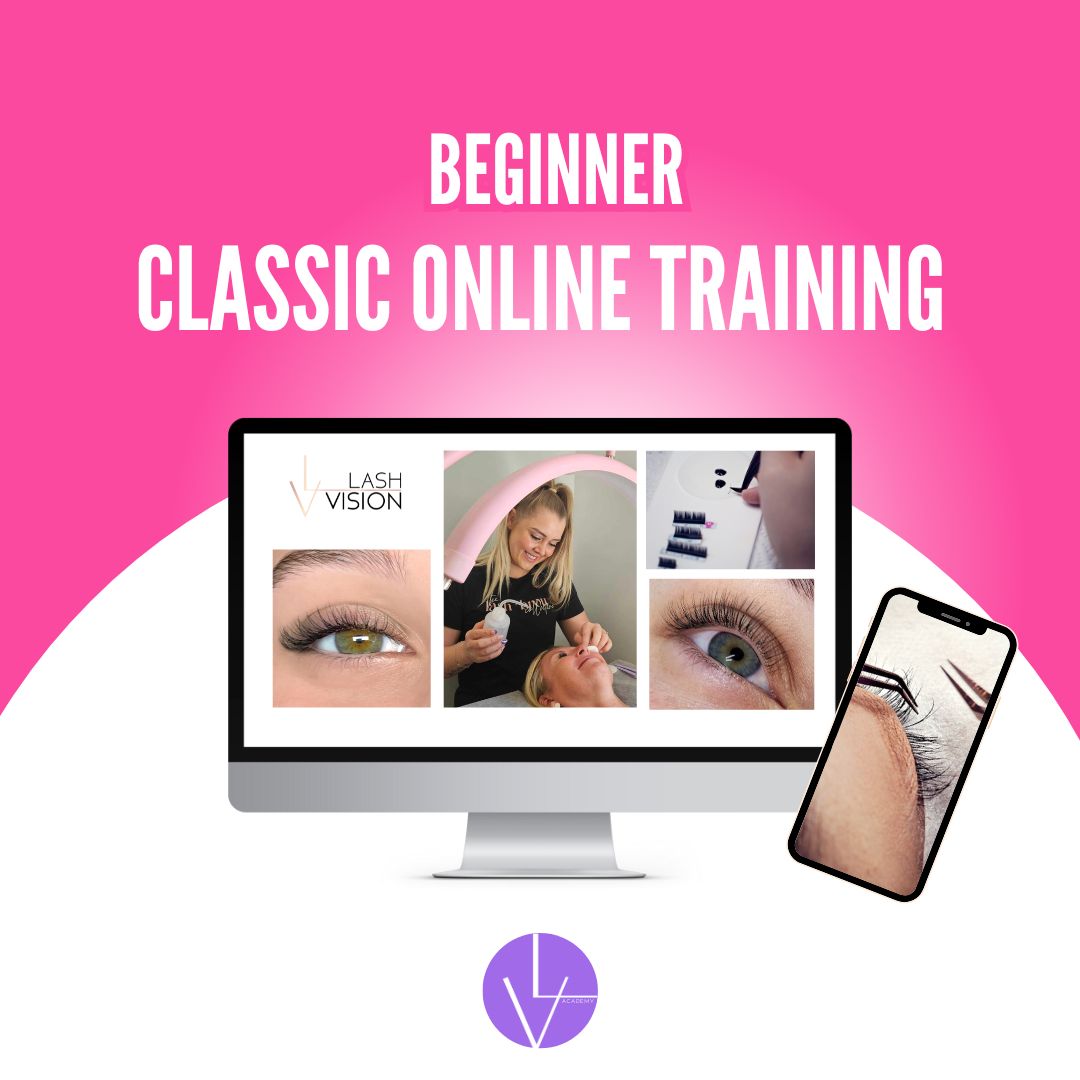 lash vision classic eyelash extension course online