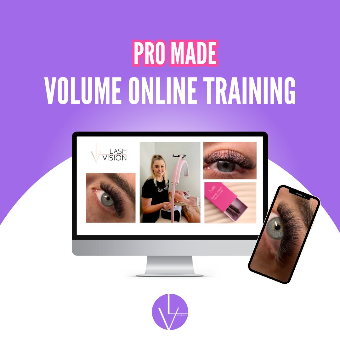 beginner volume course online lash training